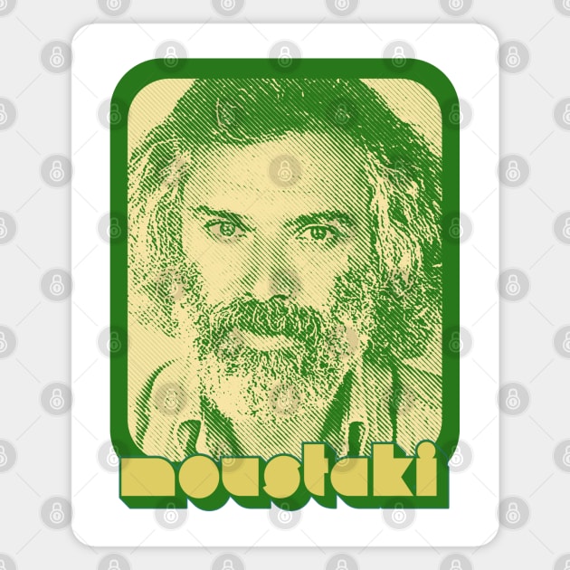 Georges Moustaki --- Retro Style Fan Art Design Magnet by DankFutura